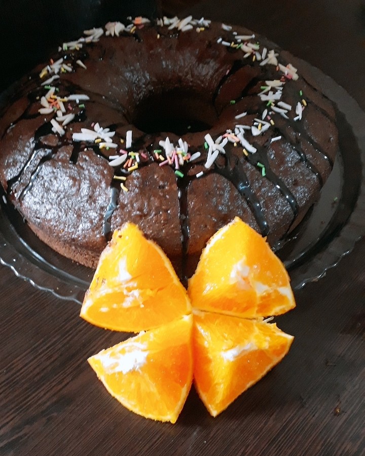 عکس کیک شکلاتی و پرتقالی
کوکی ترک پرتقالی