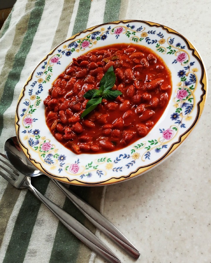 عکس خوراک لوبیا