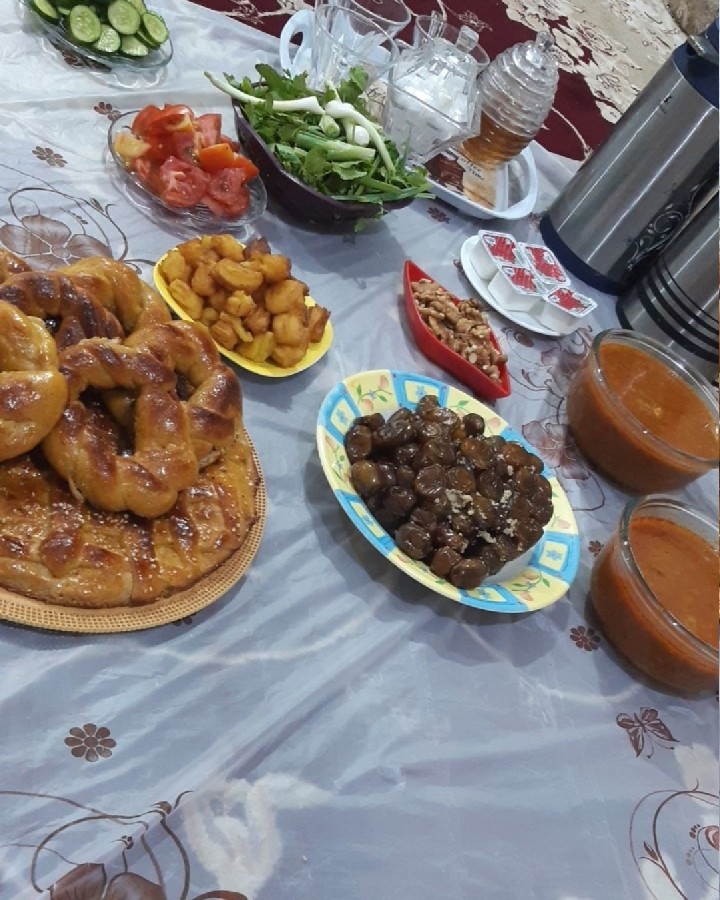 عکس سفره افطار