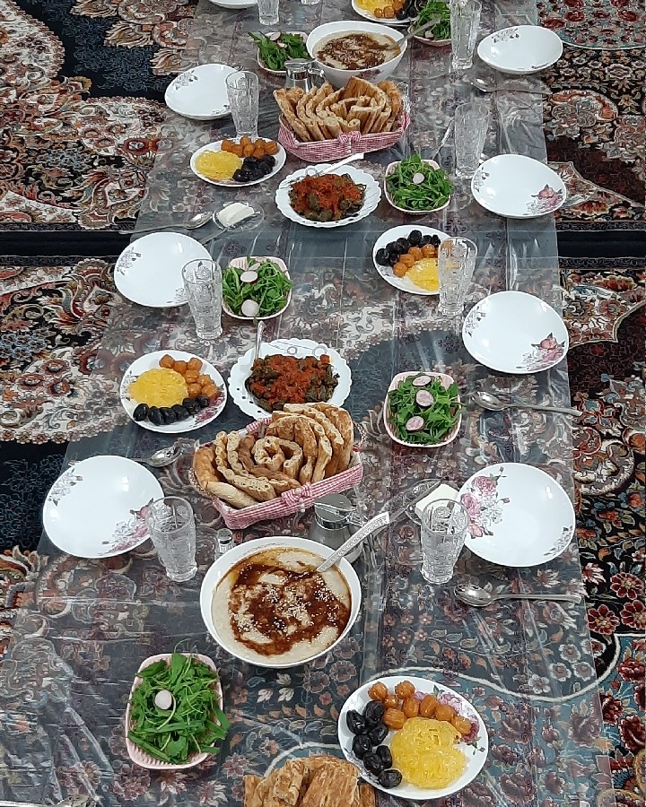 افطاری(روز اول ماه رمضان)