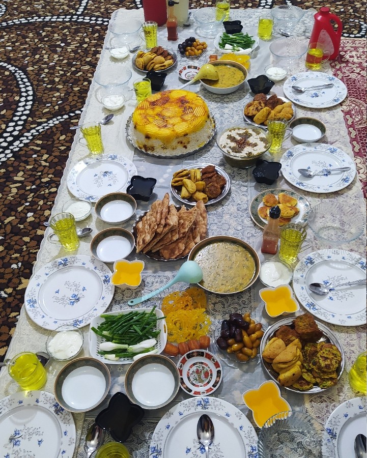 عکس افطار دهمین روز ماه مبارک رمضان