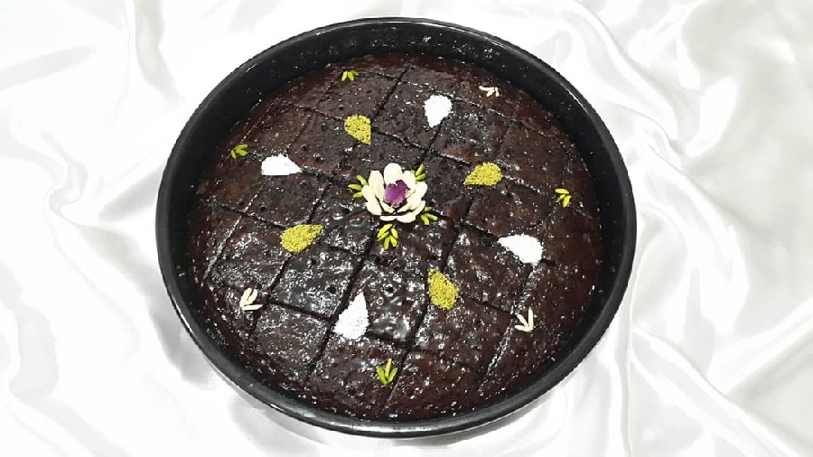 عکس کیک_خیس_شکلاتی