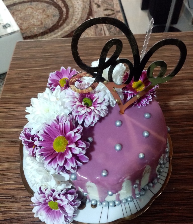 کیک تولد همسرم کاری از خودم?❤️