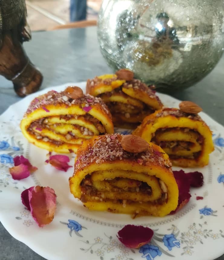 عکس خاگینه ی رولی باطعم عالی