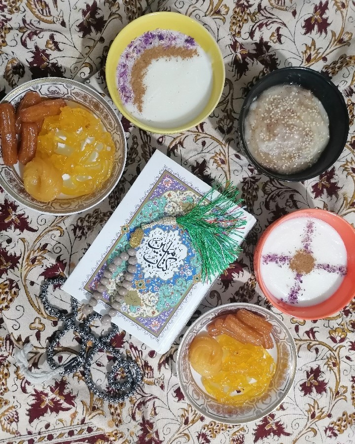 عکس سفره ساده سحری من