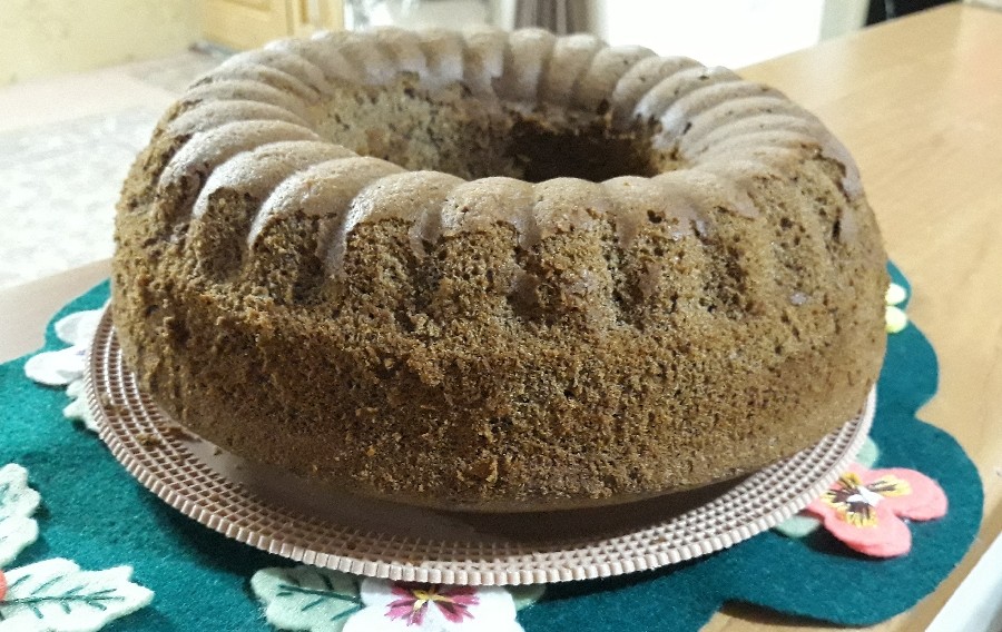 کیک حلقه ای شکلاتی