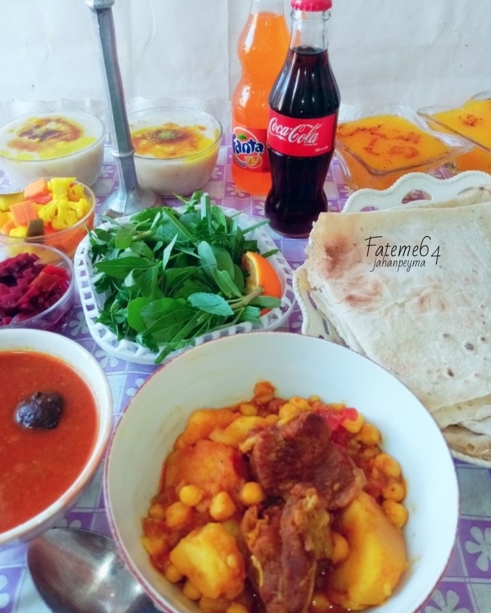 عکس سفره افطاری شب نوزدهم ماه مبارک رمضان