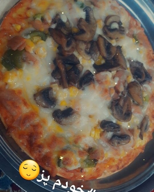 (پیتزا گوشت)피자