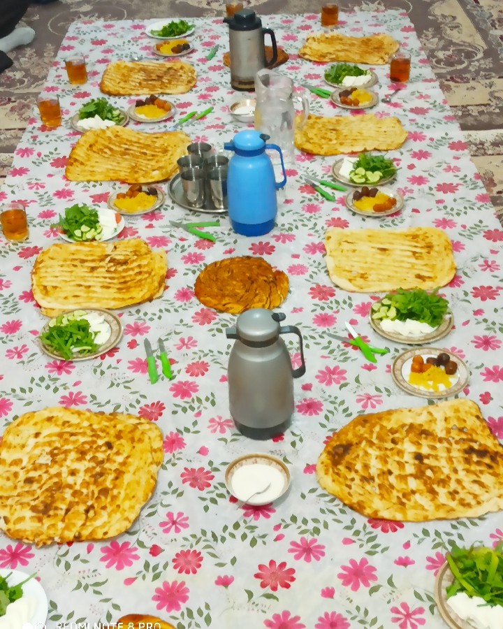 عکس افطاری خونه ابجی گلم