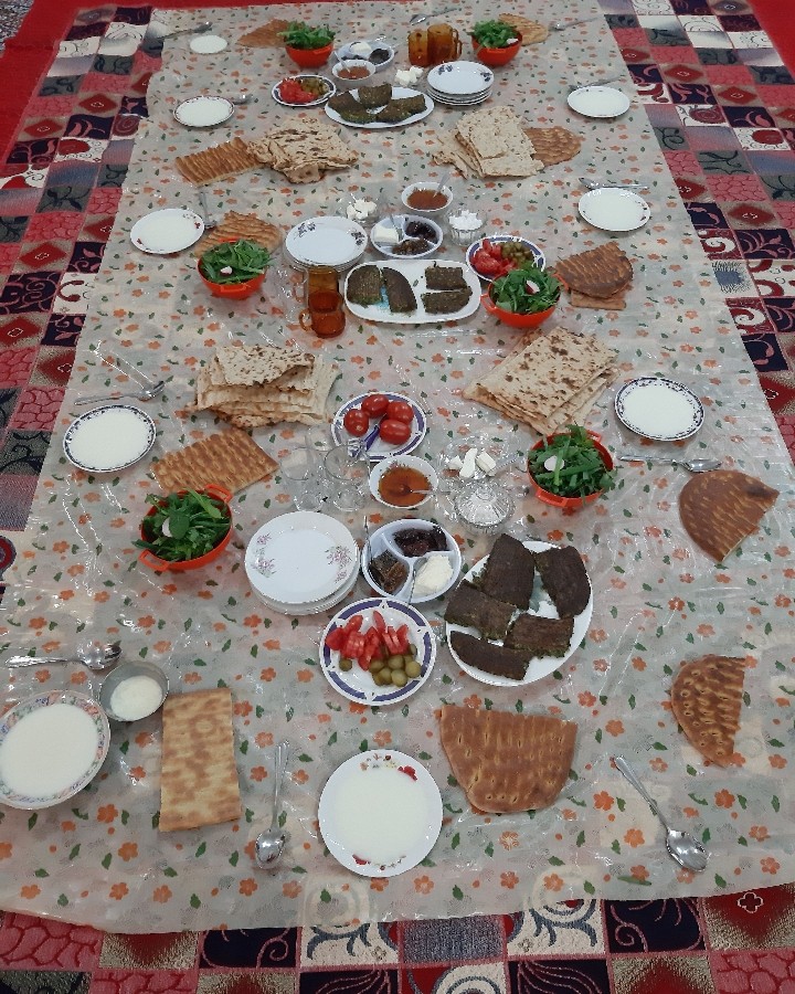 عکس سفره افطاری