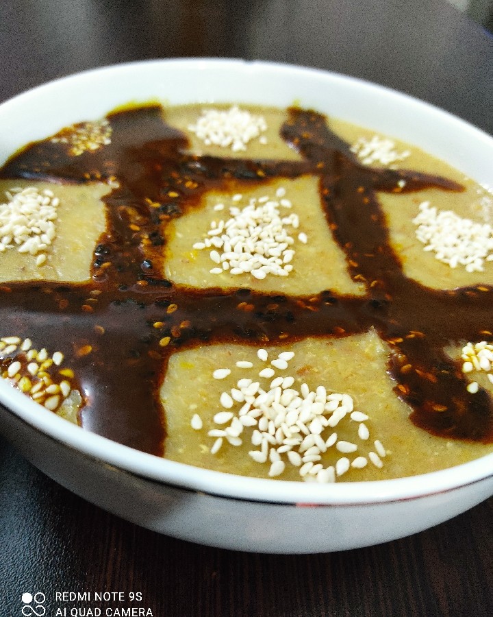 عکس حلیم با گوشت گوسفندی برای افطار