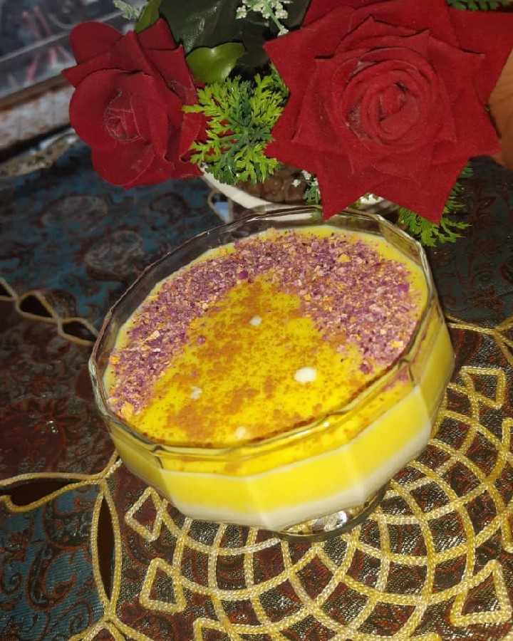 عکس فرنی دورنگ