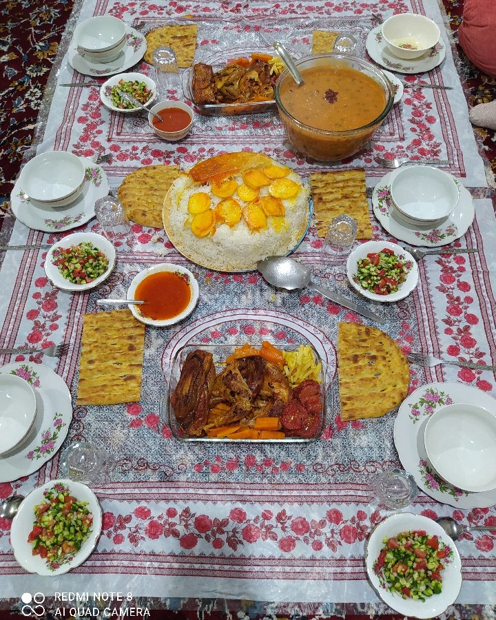 عکس افطاری خونه پدرم 
