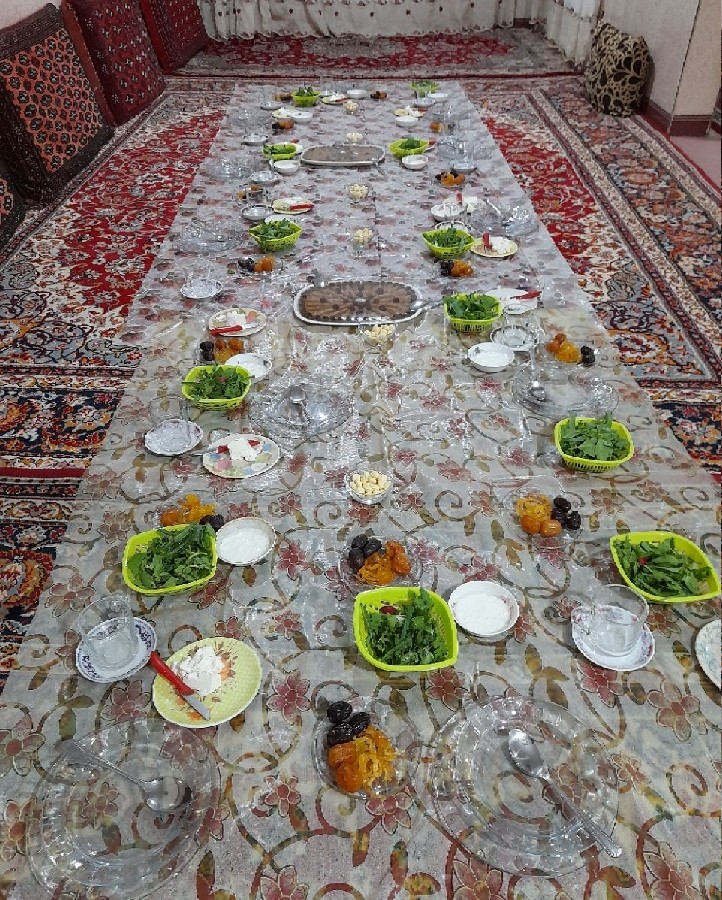 عکس قابلی افطار شب بیست وسوم ماه مبارک رمضان
