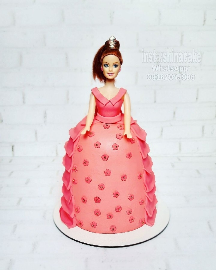عکس کیک عروسکی 
کیک باربی