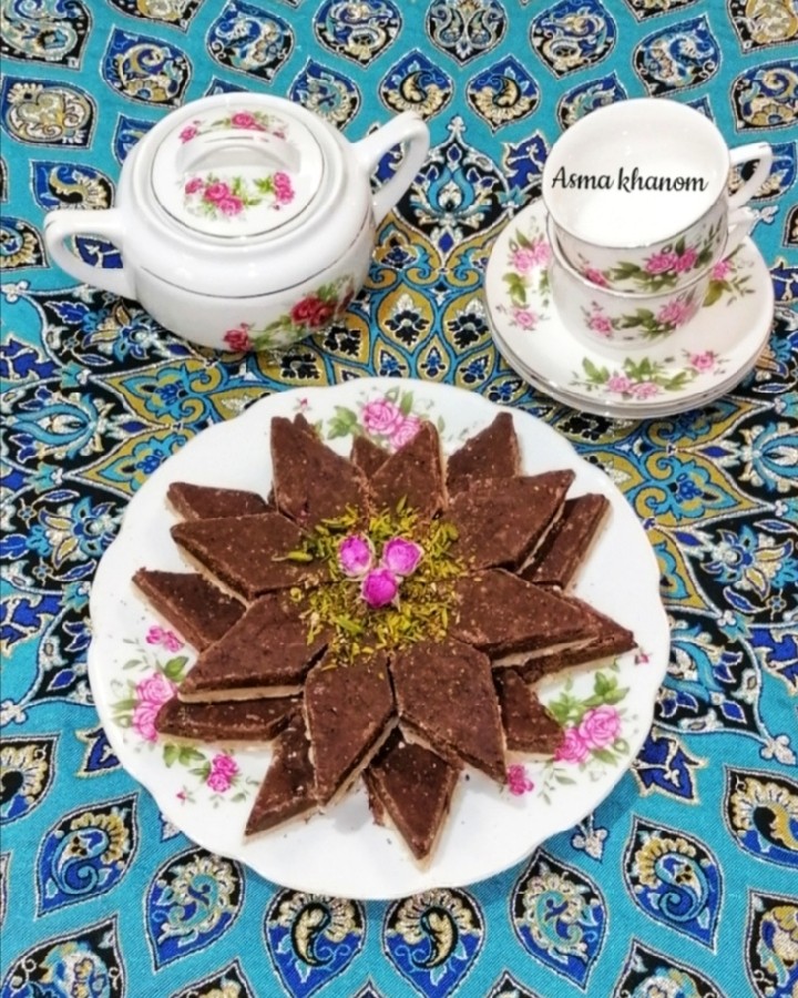 عکس حلوا دورنگی گیلانی(رمضان) 