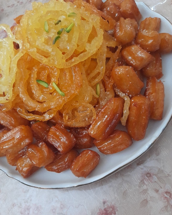 عکس زولبیا و بامیه های دلبر⚘