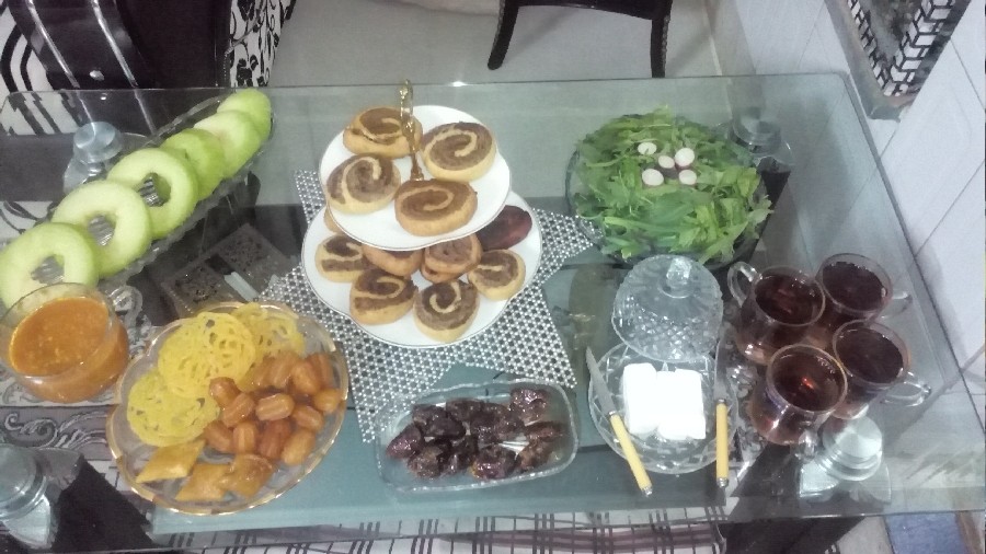 عکس میز افطار