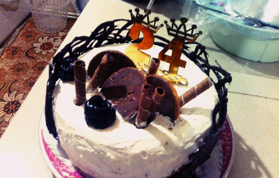 کیک تولدخواهرشوهرعزیزم?♥