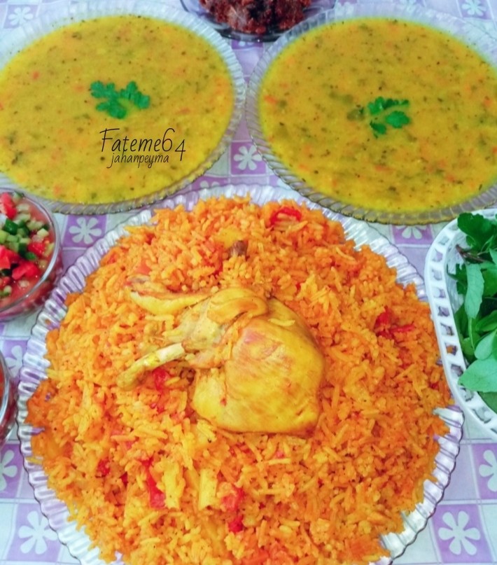 عکس سفرهٔ افطاری شب بیست و ششم ماه مبارک رمضان