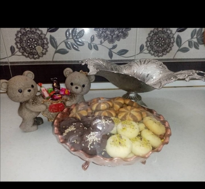 شیرینی های من در روز اخر ماه رمضان