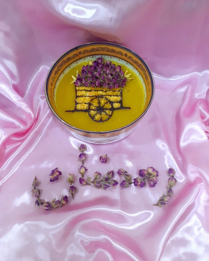 عکس شله زرد فوری با آرد برنج