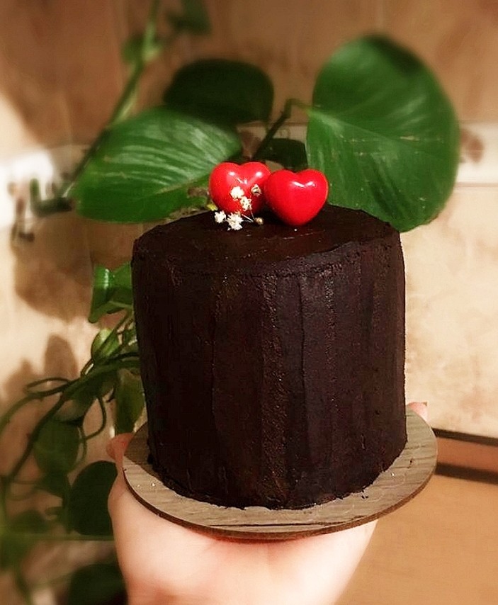 عکس مینی کیک شکلاتی. 