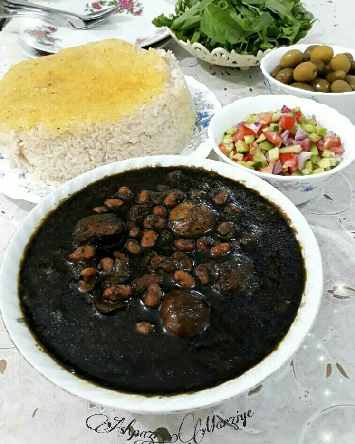 عکس قورمه سبزی جااان