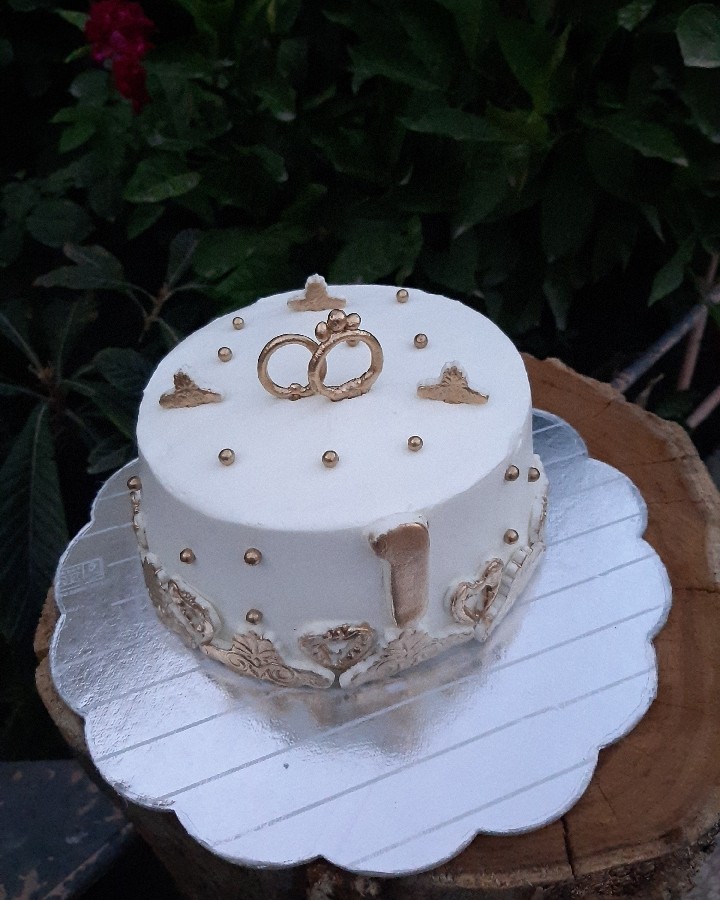 عکس کیک سالگرد نامزدی