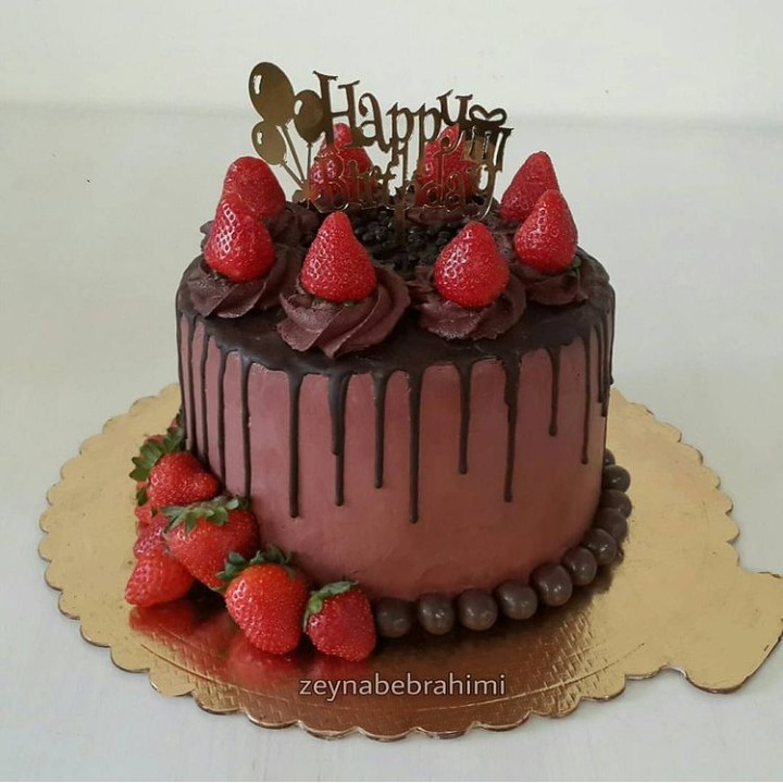 عکس کیک شکلاتی سفارشی