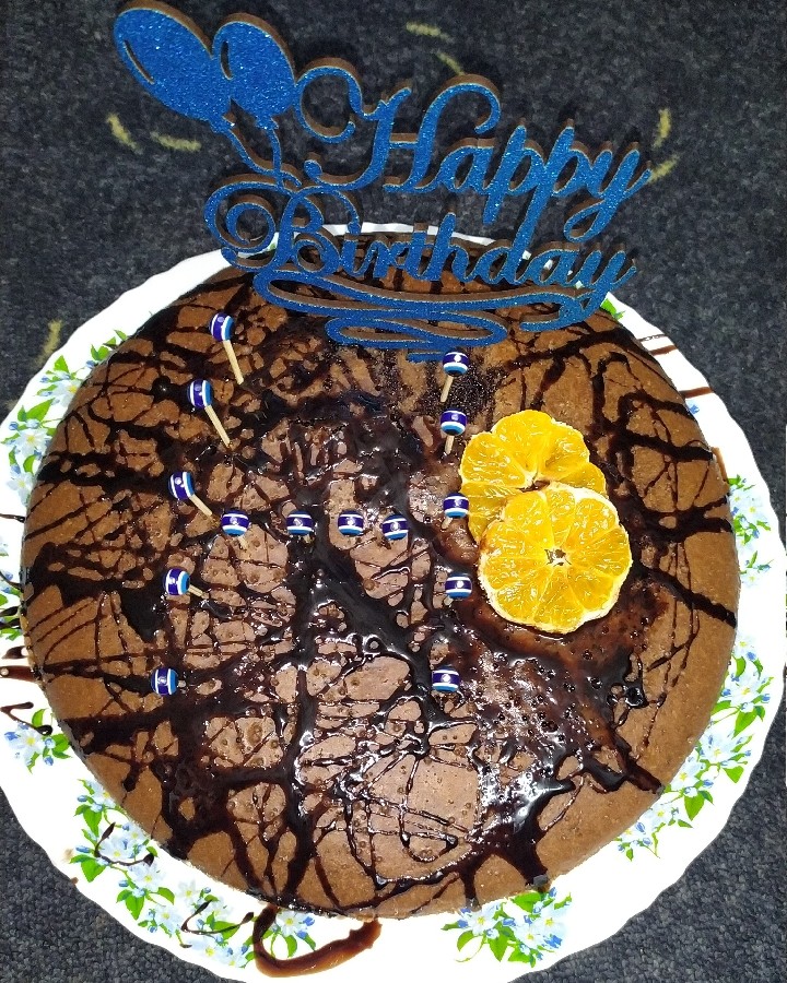 عکس کیک تولد خودم پز 