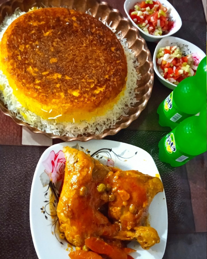 عکس چلو مرغ مجلسی