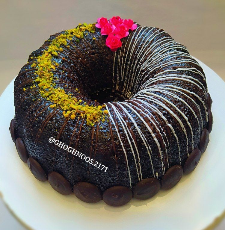 عکس #کیک خیس شکلاتی با سس مخصوص کارات 
