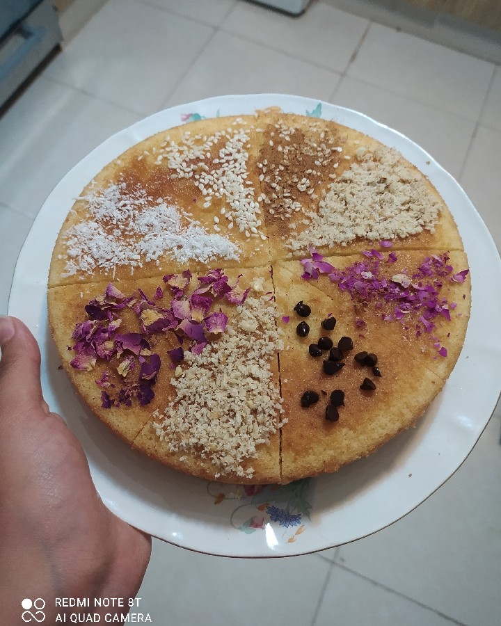 عکس کیک شیر خوشمزه