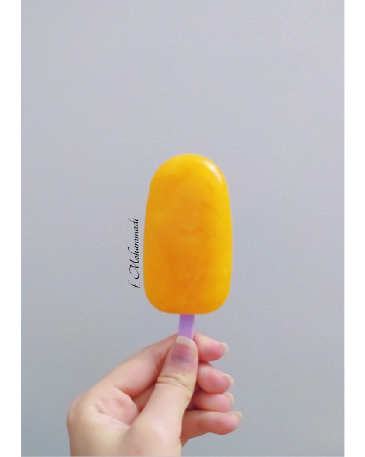 عکس بستنی یخی پرتقالی