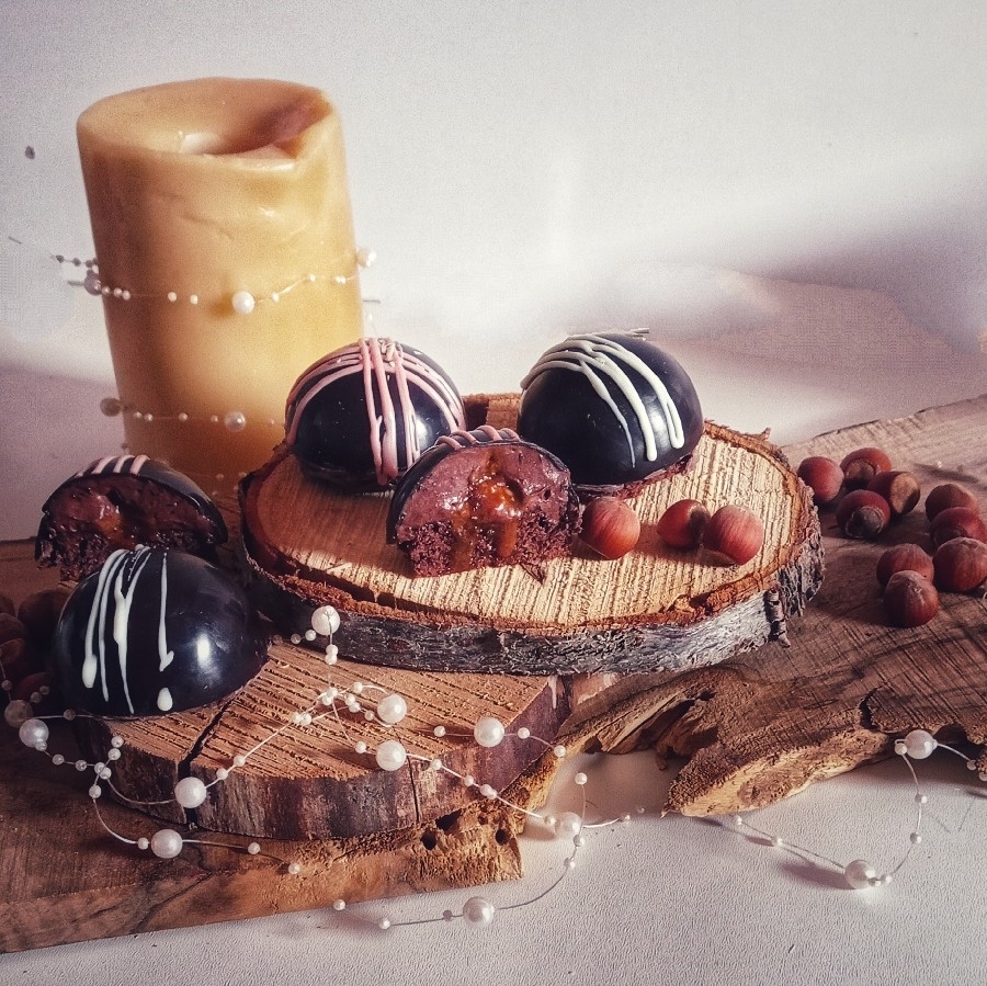 عکس دسر بمب شکلاتی فرانسوی