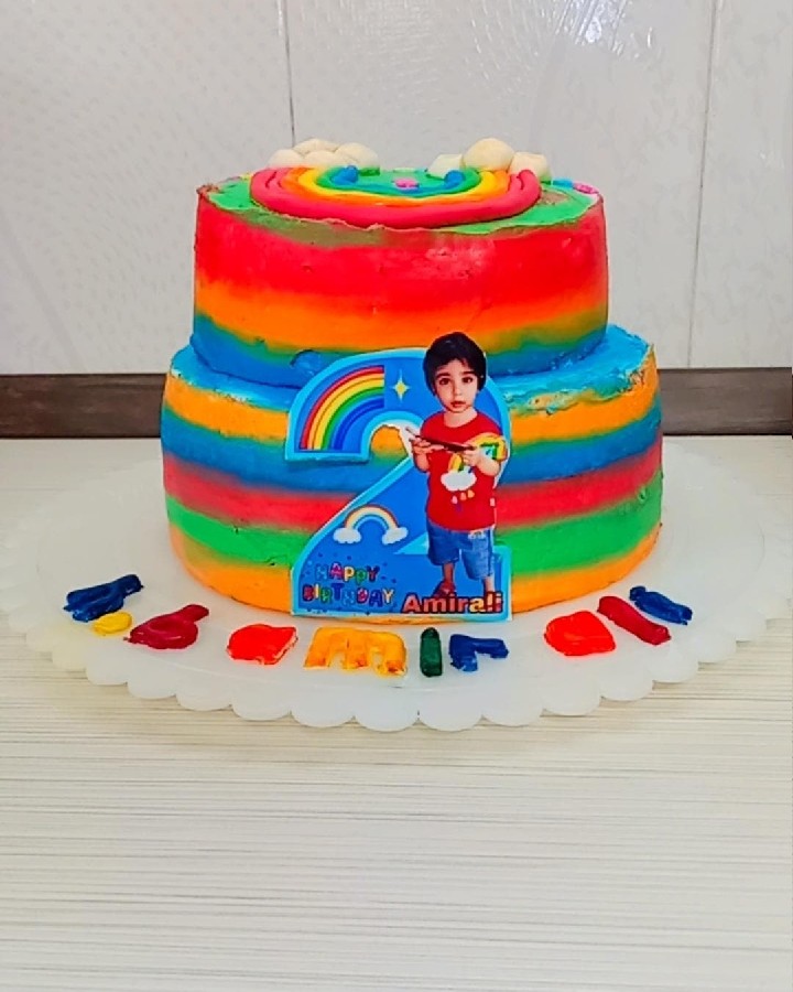کیک تولد دوسالگی پسرم 