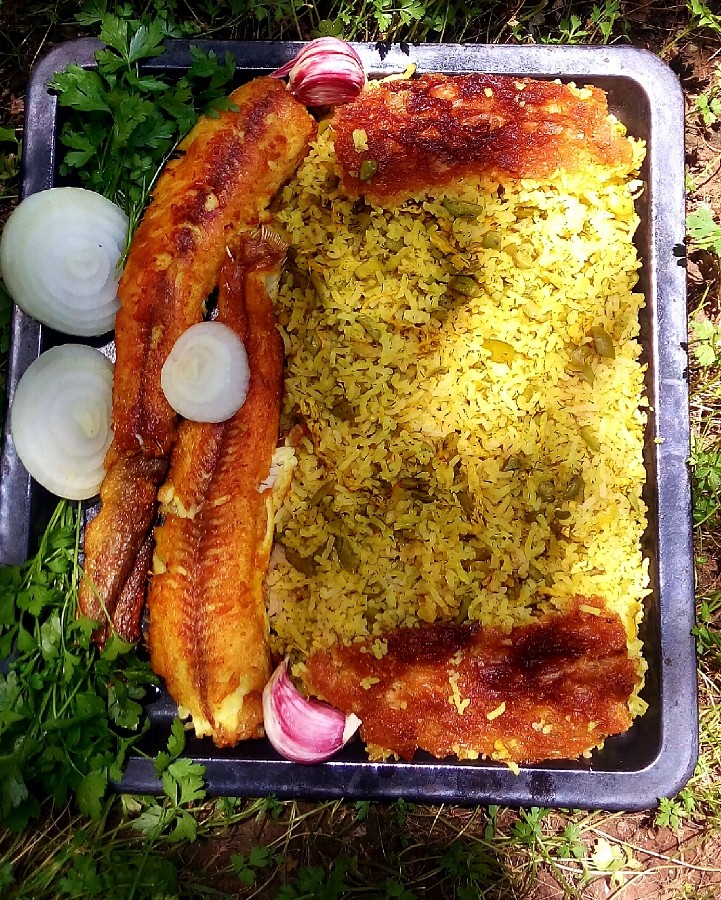 عکس ماهی سرخ شده 