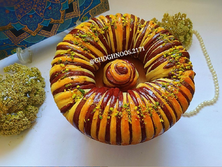 عکس نان رول دورنگ