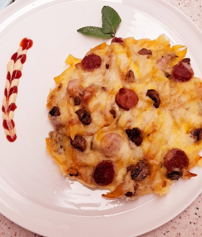 سیب زمینی با پنیر