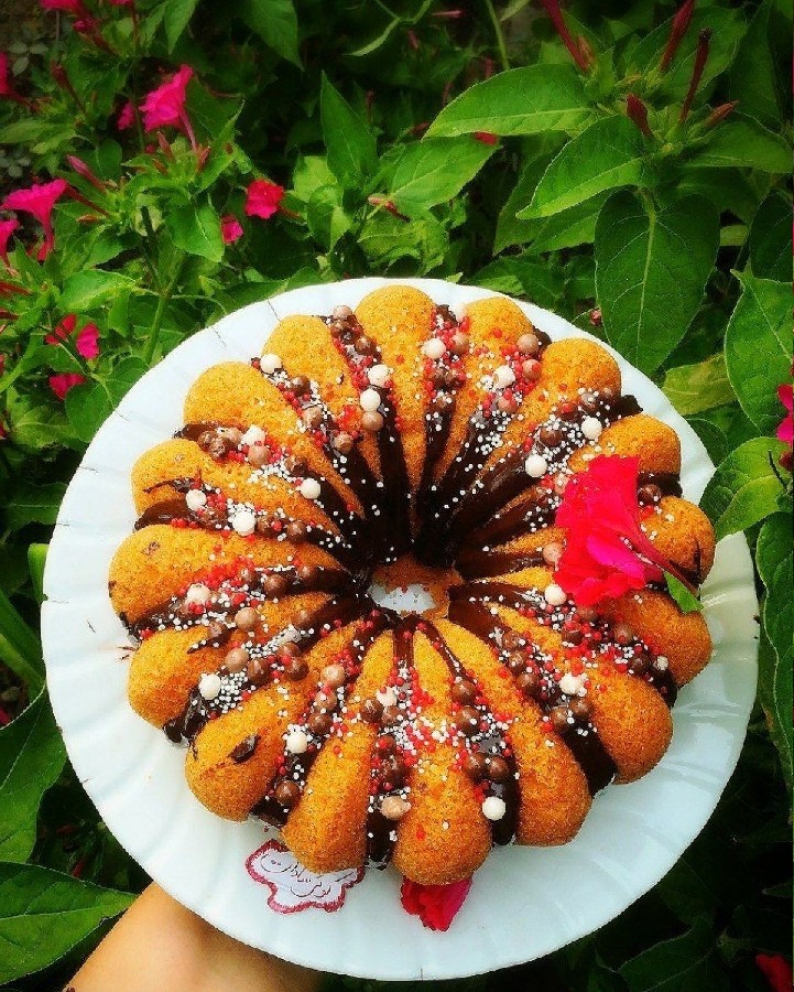 عکس کیک یک تخم مرغی بدون فر
