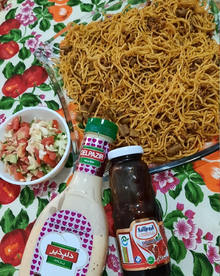 عکس ماکارونی ساده وخوشمزه