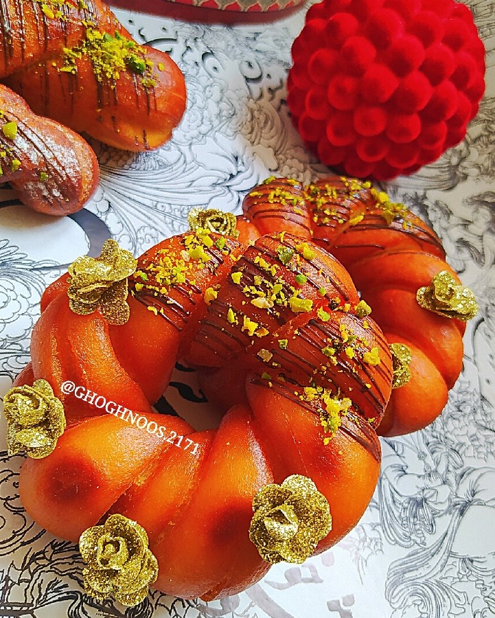 عکس دونات گل گلی بی نهایت خوشگل و خوشمزه تااخر ورق بزنید عزیزای دلم