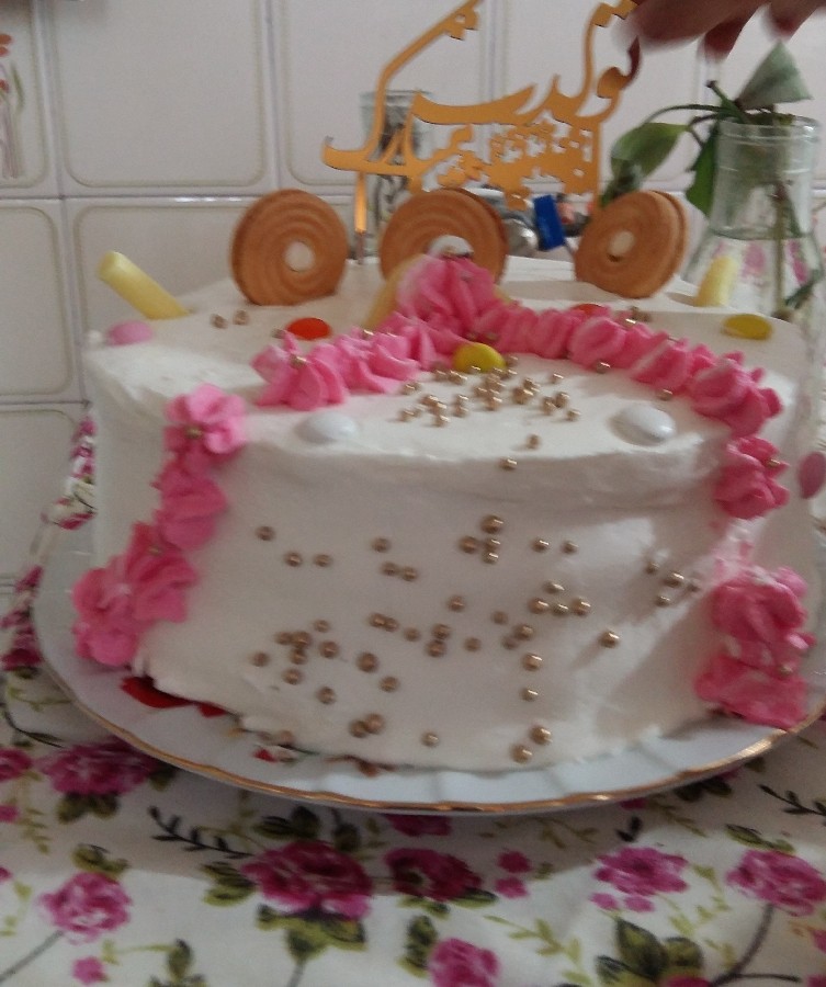 عکس اینم کیک تولد امروز من 