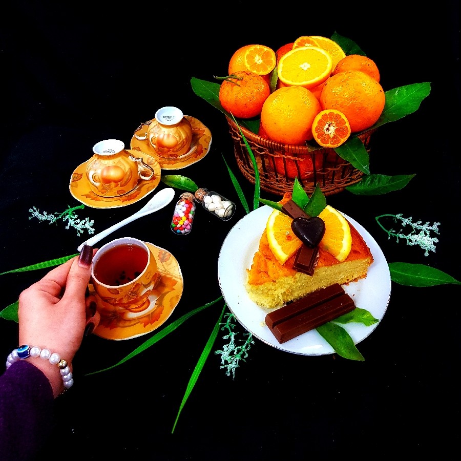 عکس کیکـ پرتقالی