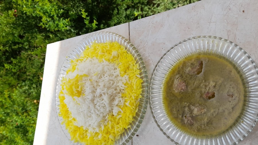 عکس خورش پسته 