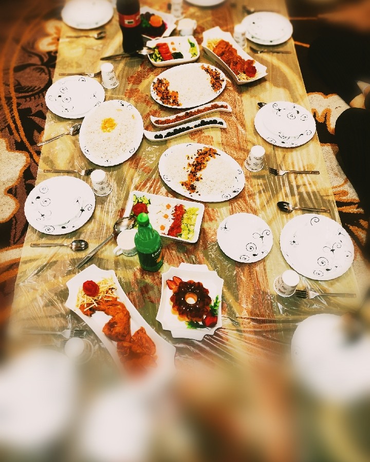 عکس سفره دورهمی
