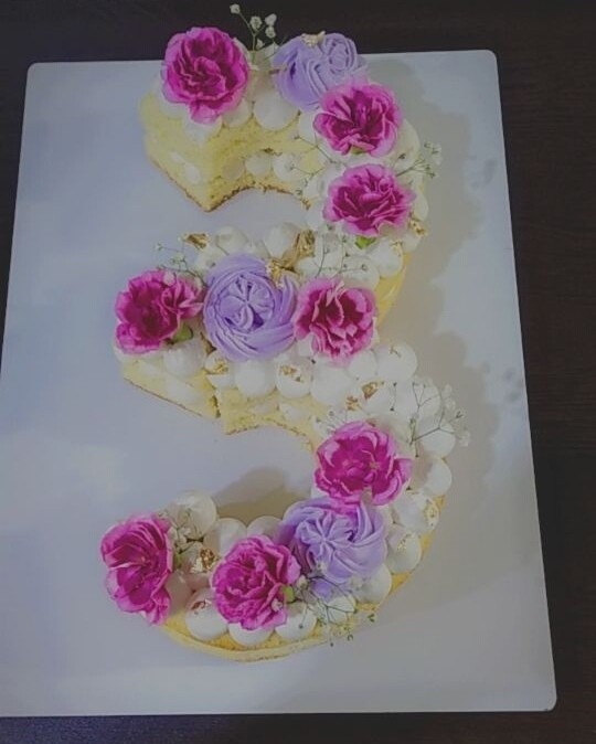 کیک عدد3
