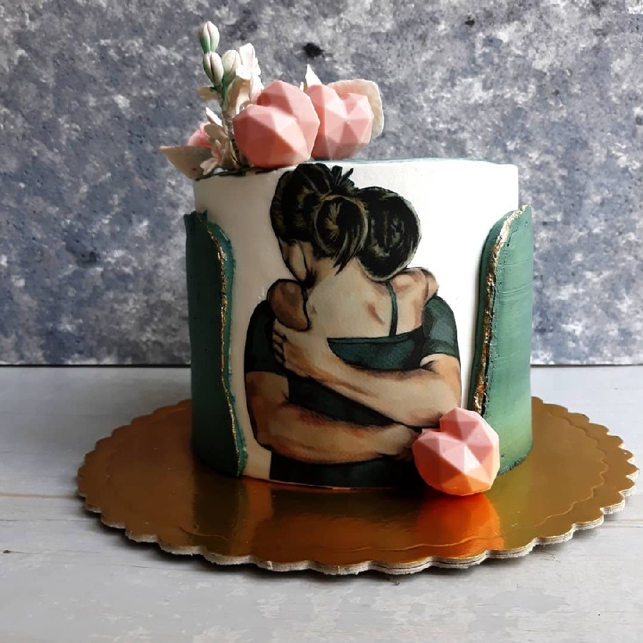 عکس کیک عاشقانه