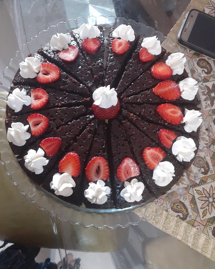 کیک خیس شکلاتی